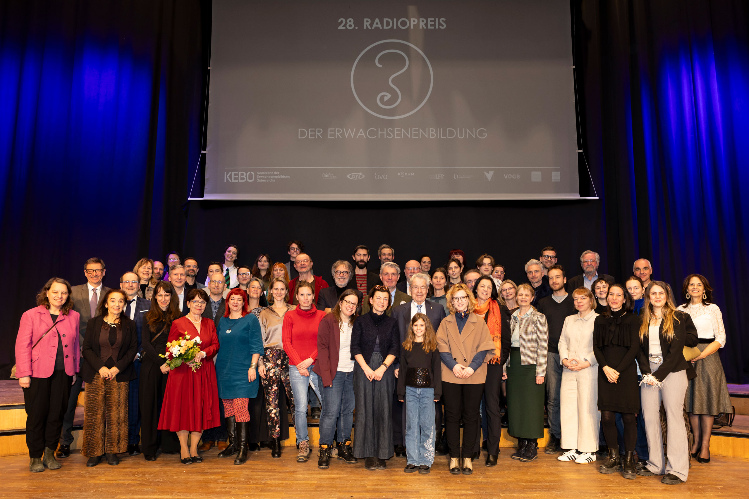 Gruppenfoto aller Nominierten